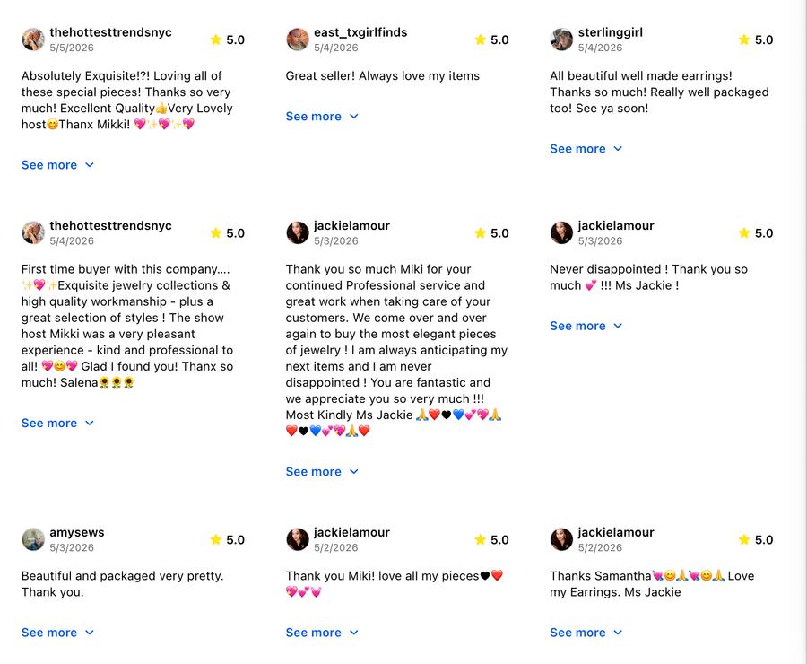 Whatnot customer review showing careful packaging feedback